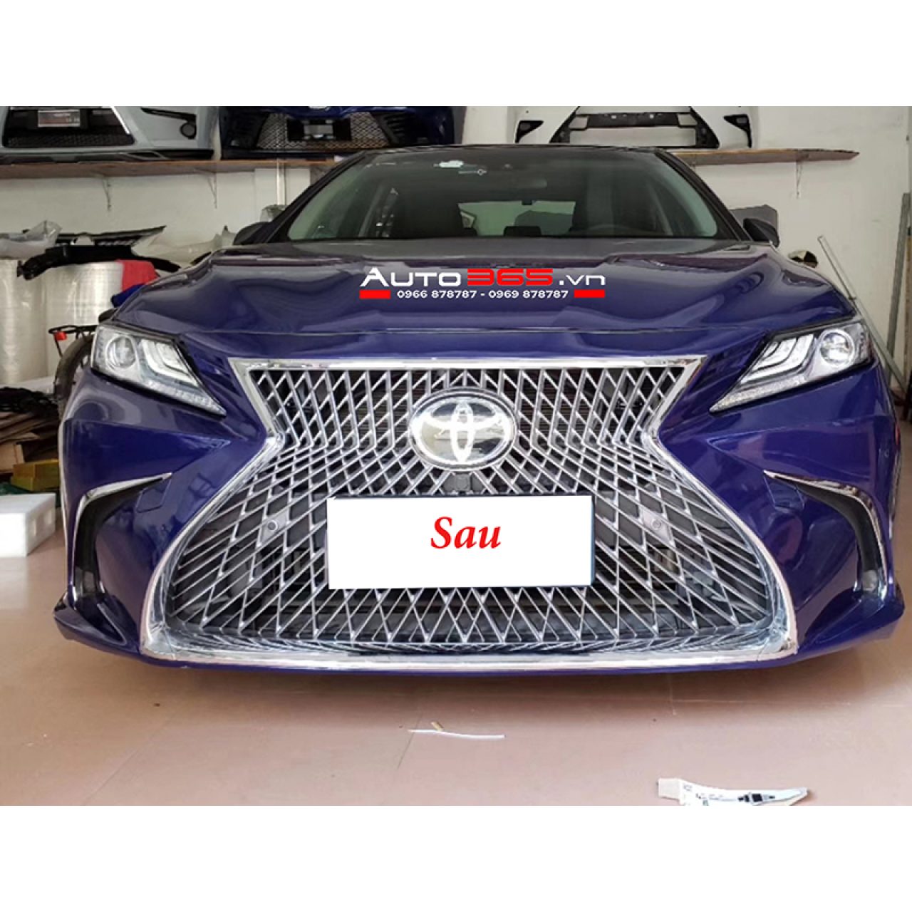 Camry 2019 nâng cấp Bodylip mẫu Lexus ES - Hình 1